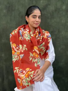 BUTA BUTI Floral Printed Cotton Scarf