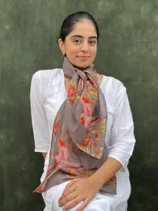 BUTA BUTI Floral Printed Cotton Scarf