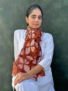 BUTA BUTI Tie & Dyed Cotton Scarf