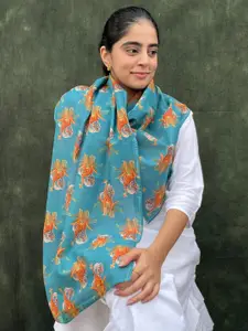 BUTA BUTI Floral Printed Cotton Scarf