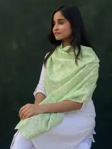 BUTA BUTI Floral Printed Cotton Scarf