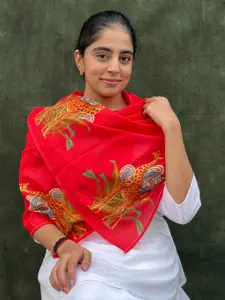 BUTA BUTI Women Floral Printed Cotton Scarf