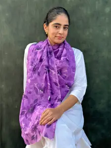 BUTA BUTI Floral Printed Cotton Scarf