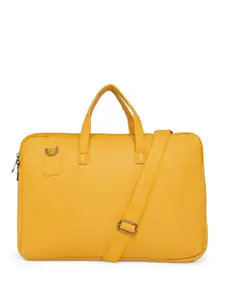 MBOSS Unisex Yellow PU Laptop Bag