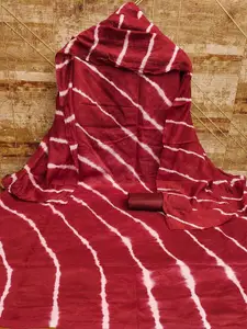 MANVAA Leheriya Printed Unstitched Dress Material