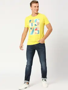 Pepe Jeans Men Slim Fit Mid-Rise Light Fade Clean Look Stretchable Jeans