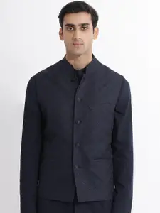 RARE RABBIT Embroidered Nehru Jacket