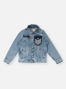 Pepe Jeans Boys Washed Pure Cotton Denim Jacket
