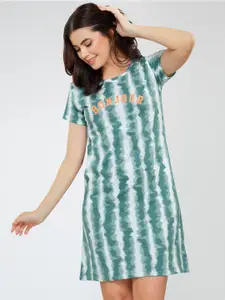 beebelle Tie & Dye Dyed Round Neck T-shirt Nightdress