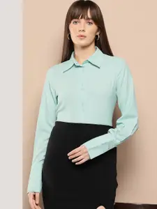 her by invictus Spread Collar Formal Shirt
