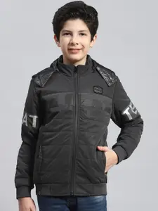 Monte Carlo Boys Lightweight Hooded Puffer Jacket