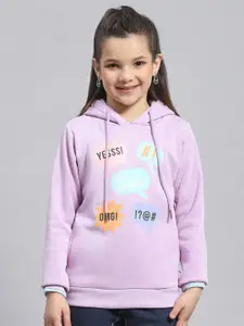 Monte Carlo Girls Graphic Printed Hooded Pullover Sweatshirt
