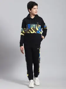 Monte Carlo Boys Graphic Printed Hooded Tracksuit