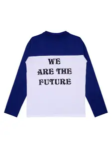 CoolTees4U Boys Typography Printed Cotton T-Shirt