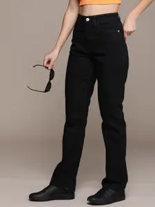 The Roadster Life Co. Women Straight Fit High-Rise Jeans