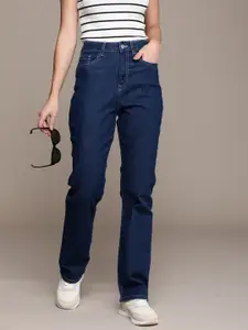 The Roadster Life Co. Women Straight Fit High-Rise Jeans