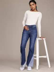 The Roadster Life Co. Women Bootcut Light Fade Stretchable Jeans
