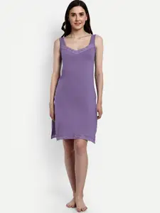 BLAZON Lace Detail Pure Cotton Full Slip