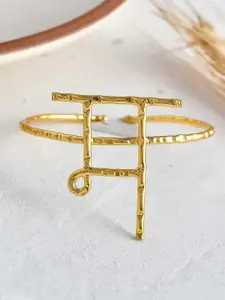 ZURII Brass-Plated Kada Bracelet