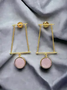 DressBerry Pink Drop Earrings