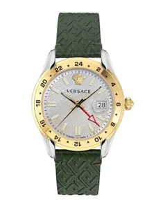 Versace Men Leather Straps Analogue Watch VE7C00223