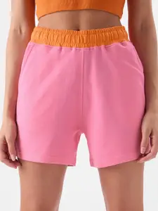 The Souled Store Women Mid-Rise Pure Cotton Lounge Shorts