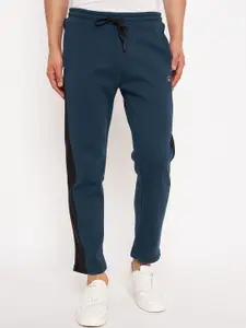 Duke Men Colourblocked Mid-Rise Cotton Track Pant