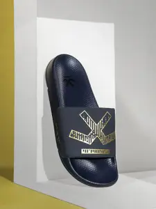 WROGN Men Brand Logo Printed Sliders