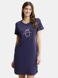 Jockey Graphic Printed Short Sleeves T-shirt Nightdress