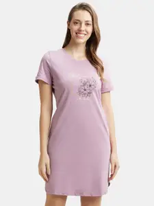 Jockey Floral Printed Short Sleeves T-shirt Nightdress