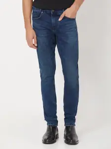 Mufti Men Mid-Rise Light Fade Skinny Fit Stretchable Jeans