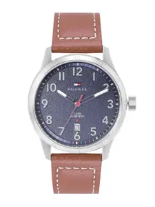 Tommy Hilfiger Men Leather Analogue Watch TH1710559