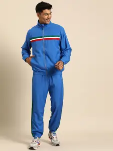 United Colors of Benetton Men Striped Tracksuit