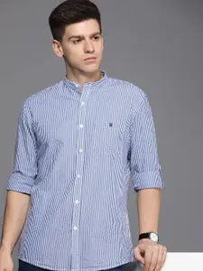 Louis Philippe Jeans Men Slim Fit Pure Cotton Striped Casual Shirt