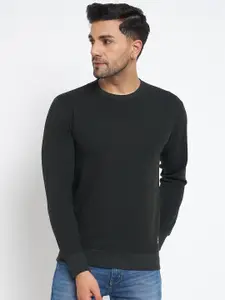 Duke Round Neck Self Design Pullover Sweatshirt