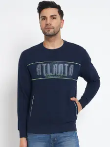 Duke Printed Round Neck Fleece Pullover
