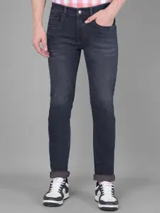 Crimsoune Club Men Mid-Rise Slim Fit Heavy Fade Stretchable Jeans