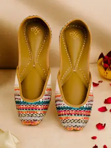 House of Pataudi Embroidered Flats