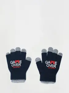 max Girls Printed Winter Gloves