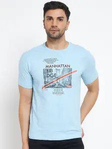 Duke Typography Printed Slim Fit Cotton T-shirt