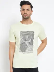 Duke Typography Printed Slim Fit Cotton T-shirt