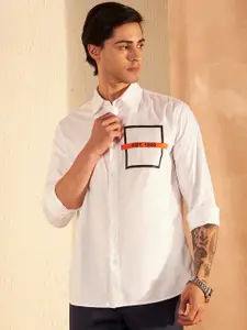 DENNISON Party Wear Placement Printed Casual Shirt