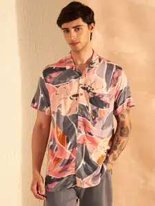 DENNISON Smart Block Printed Casual Shirt