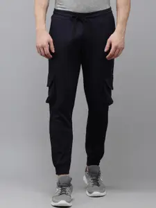 MADSTO Men Solid Cotton Mid Rise Joggers