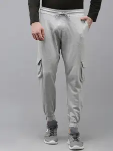 MADSTO Men Mid Rise Cargo Joggers