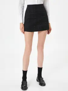 Koton Geometric Printed Mini A-Line Skirt