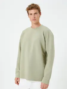 Koton Round Neck Pullover Sweatshirt