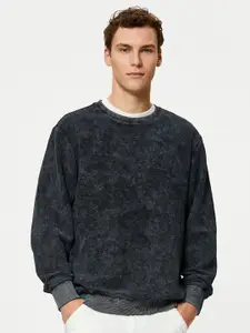 Koton Men Black Sweatshirt