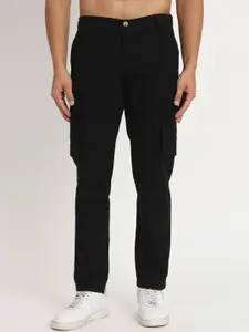 RAGZO Men Loose Fit Pure Cotton Cargos