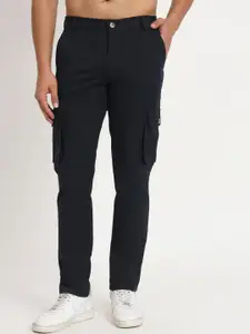 RAGZO Men Loose Fit Pure Cotton Cargos
